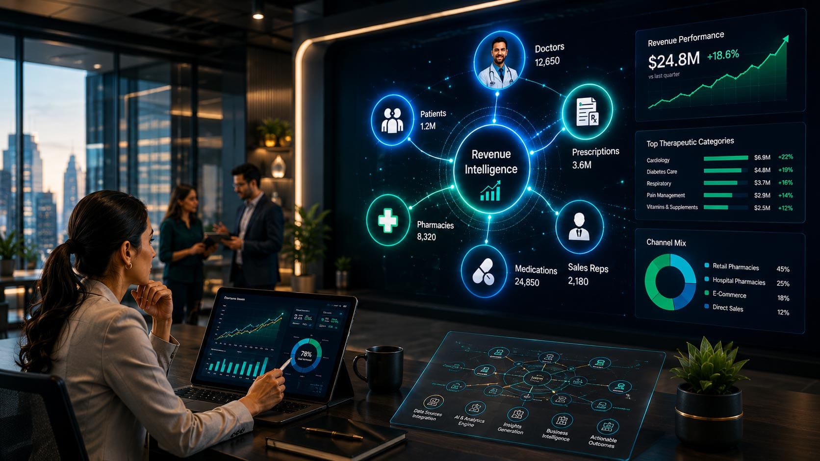 Building a Healthcare Revenue Platform That Powers Doctor Acquisition, Prescription Sales, and Automated Commissions