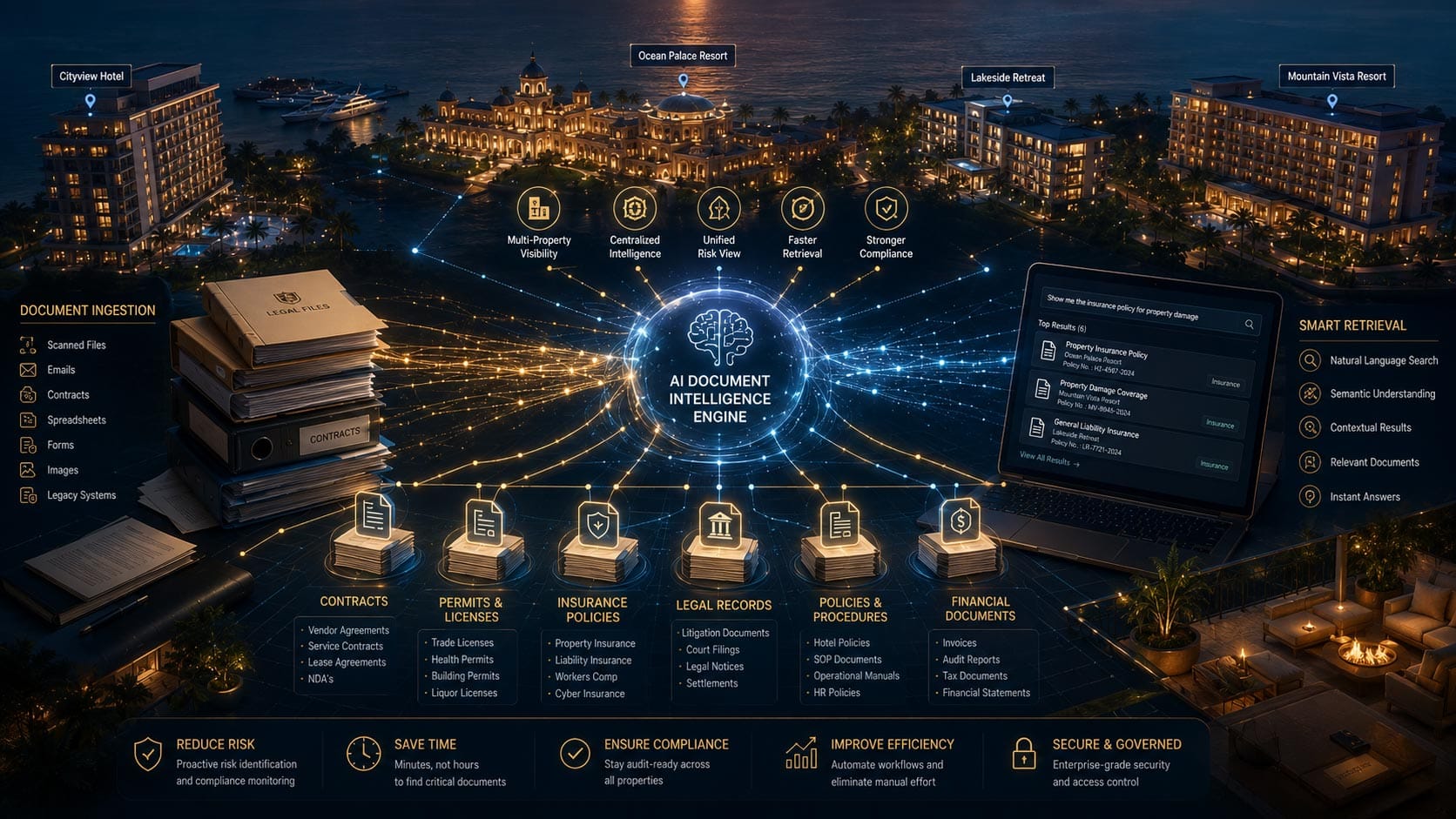 Building an AI-Powered Hospitality Document Intelligence Platform for Legal Record Retrieval and Risk Management