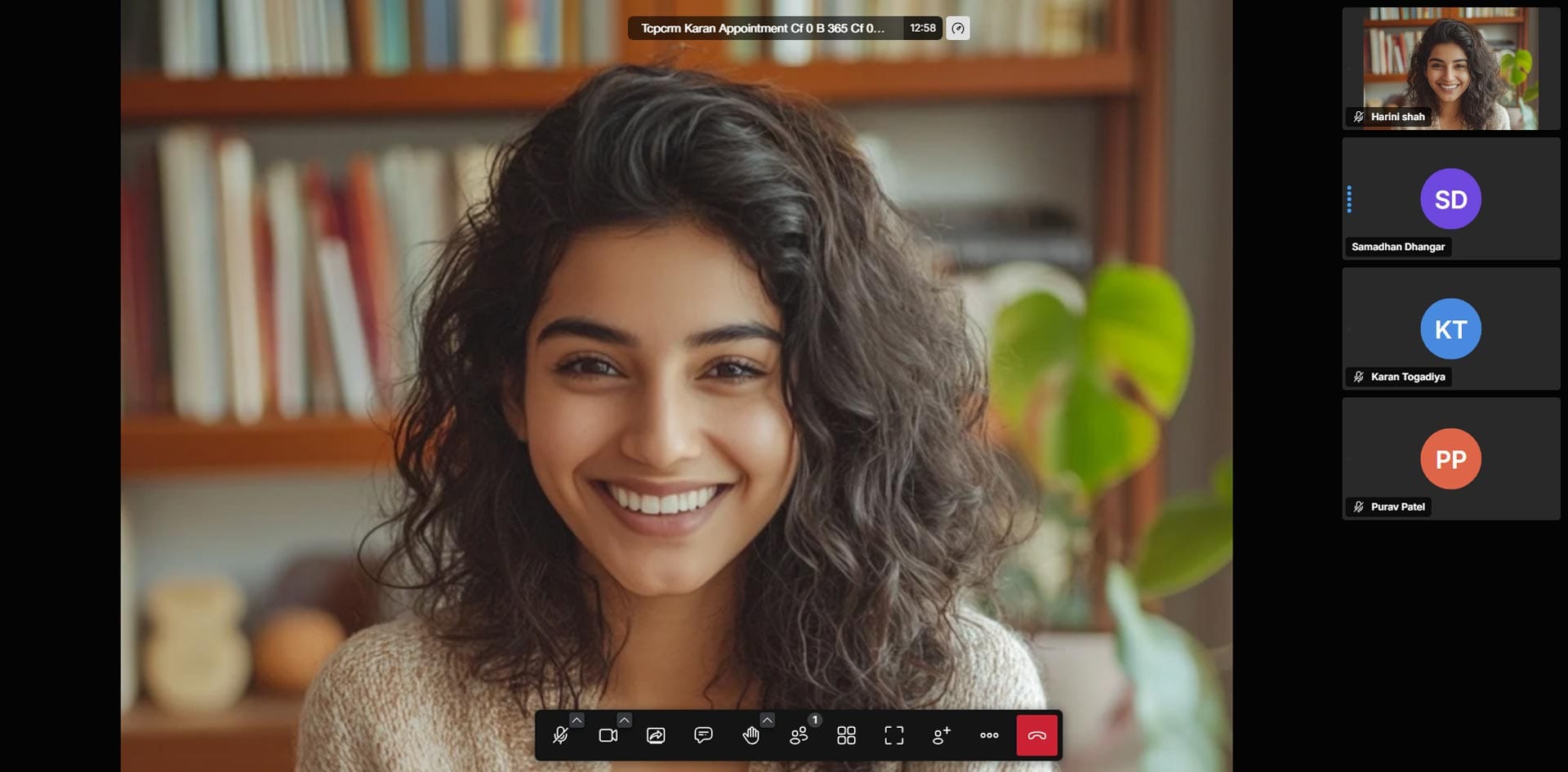 Triveni CRM Schedule Video Conference Triveni CRM Schedule Video Conference